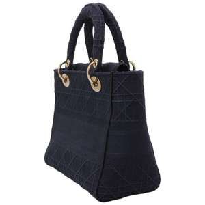 Dior 2way LADY D-LITE  Christian Navy Handbag